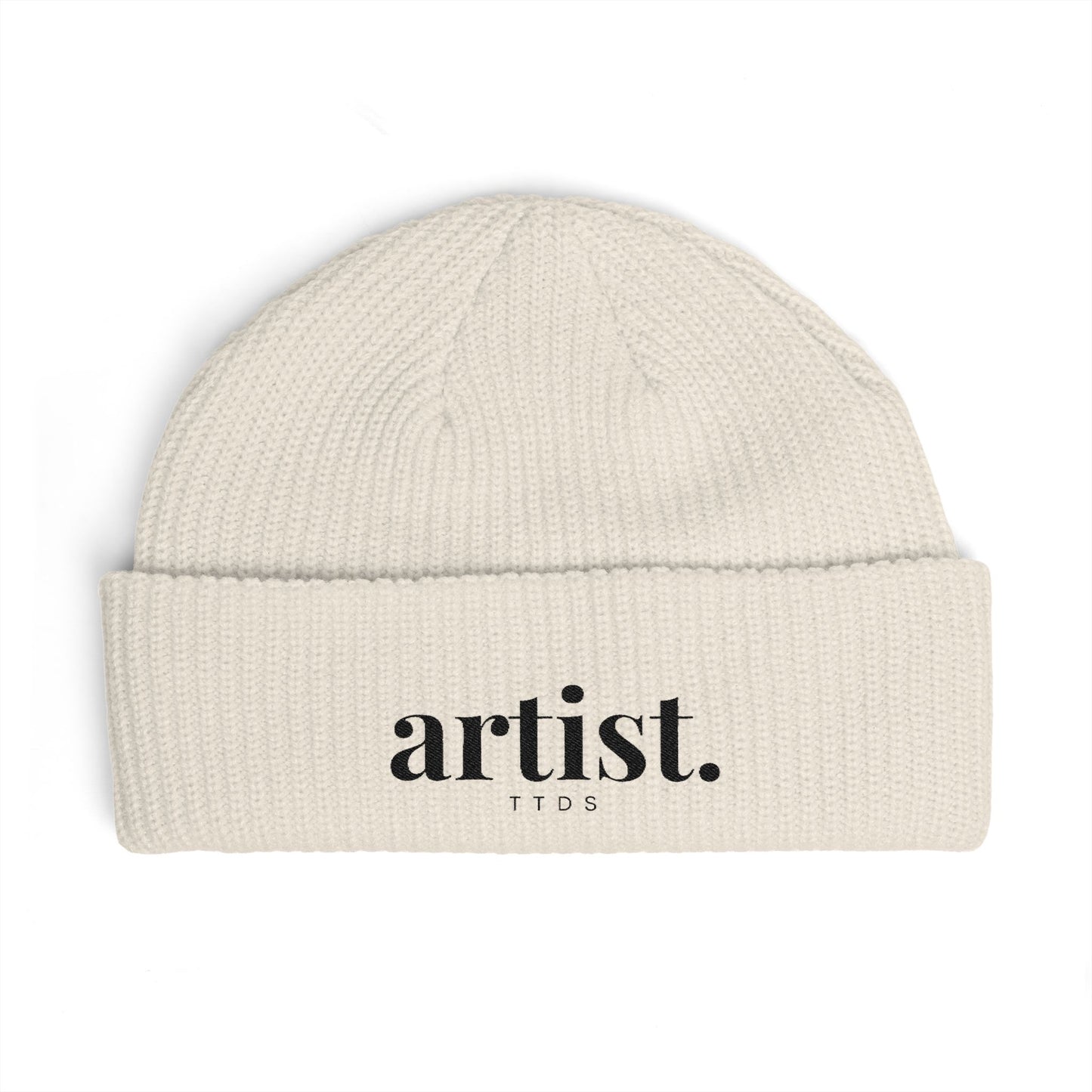 Artist Cuff Beanie | Black Text