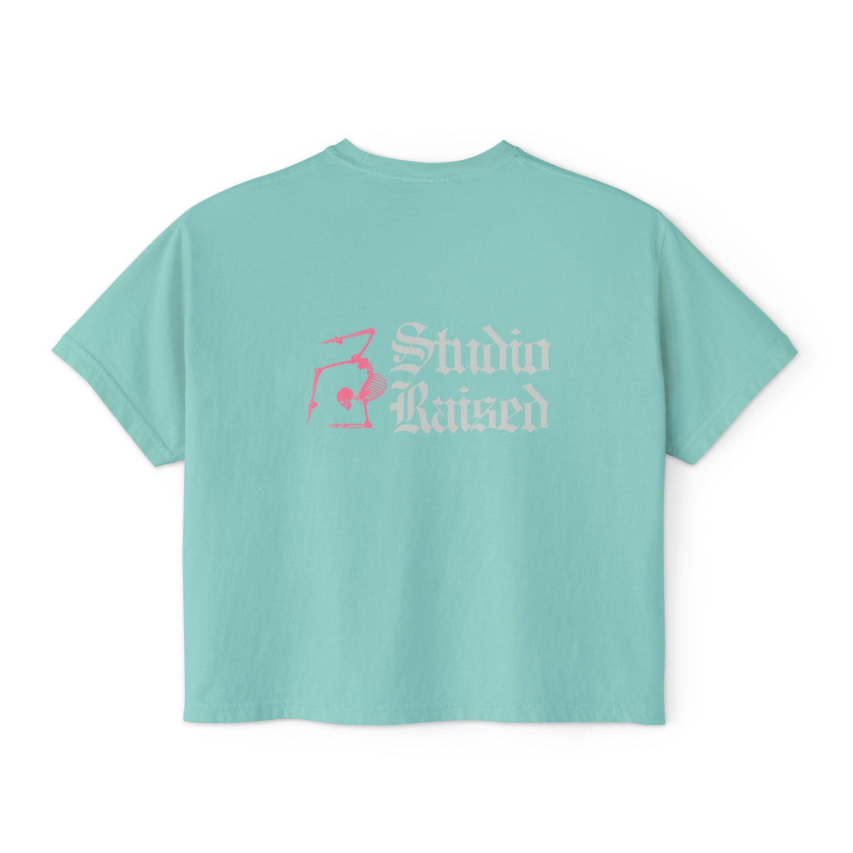 Studio Raised Boxy Tee — Women's Graphic Crop T-Shirt