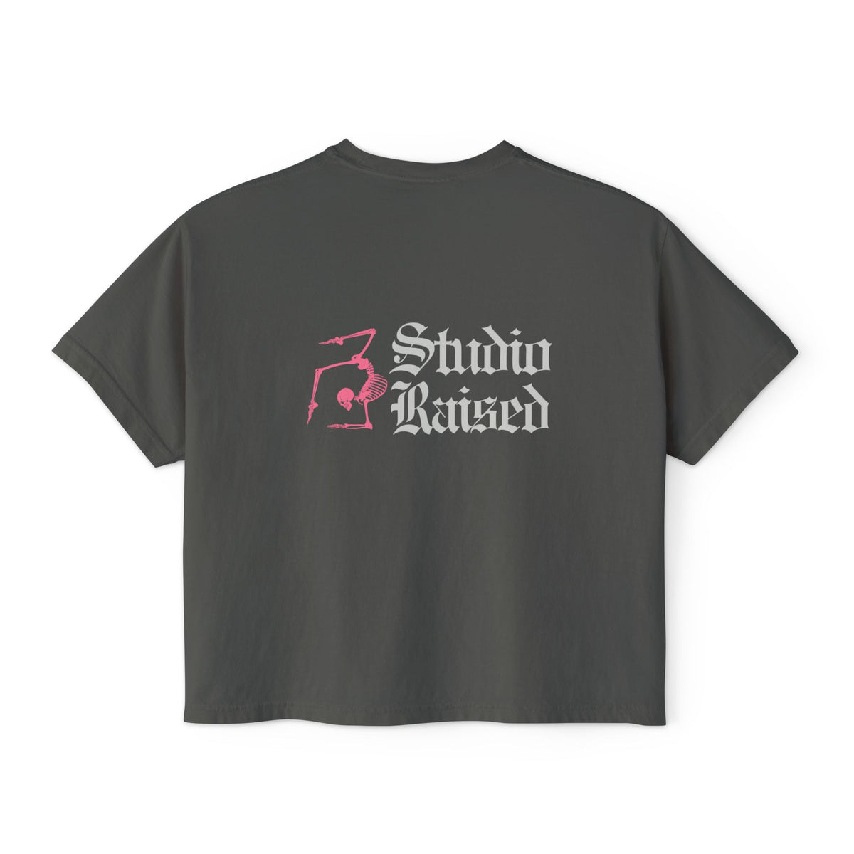 Studio Raised Boxy Tee — Women's Graphic Crop T-Shirt