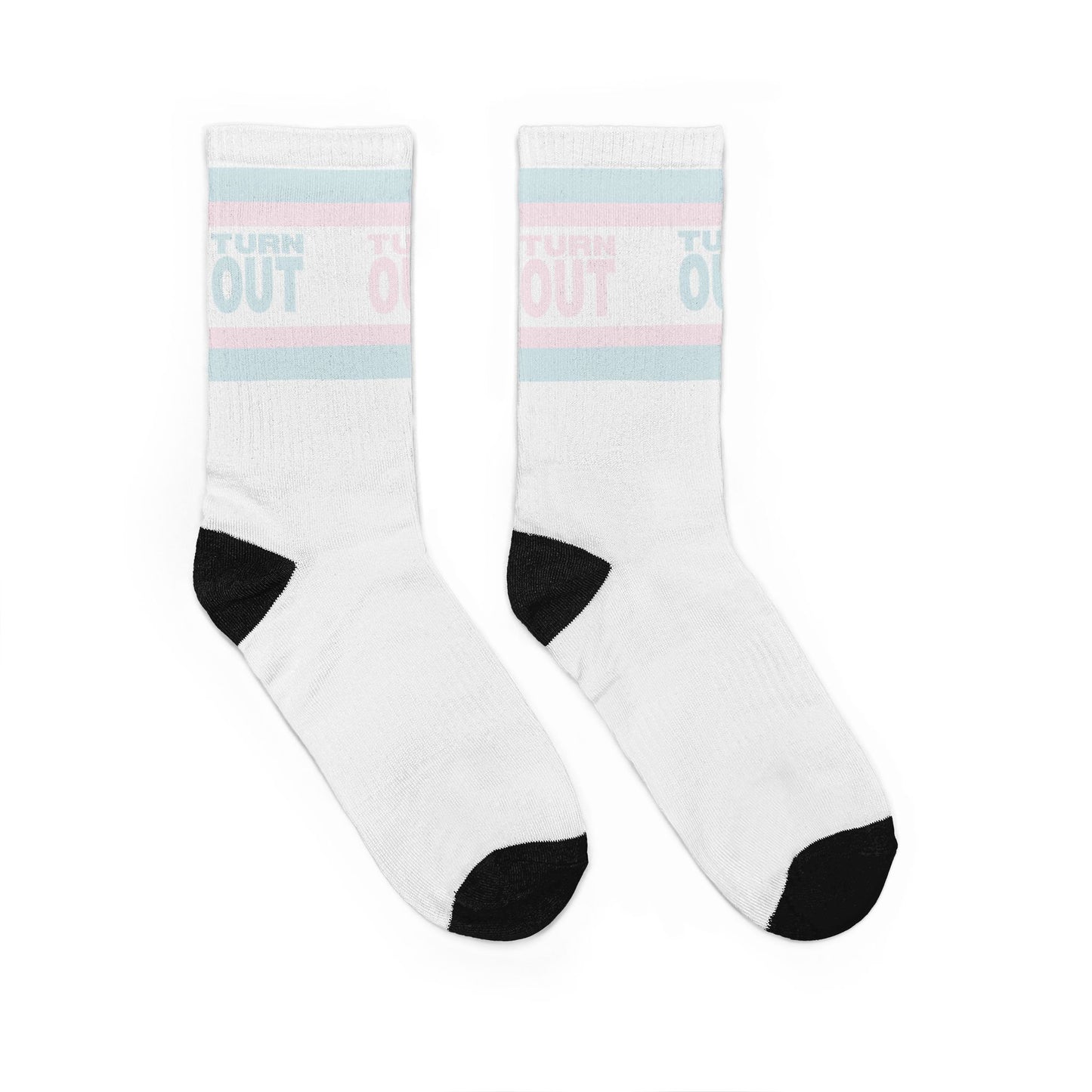 Turn Out Crew Socks — Dance-Inspired Padded Athletic Socks