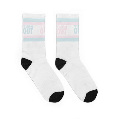 Turn Out Crew Socks — Dance-Inspired Padded Athletic Socks