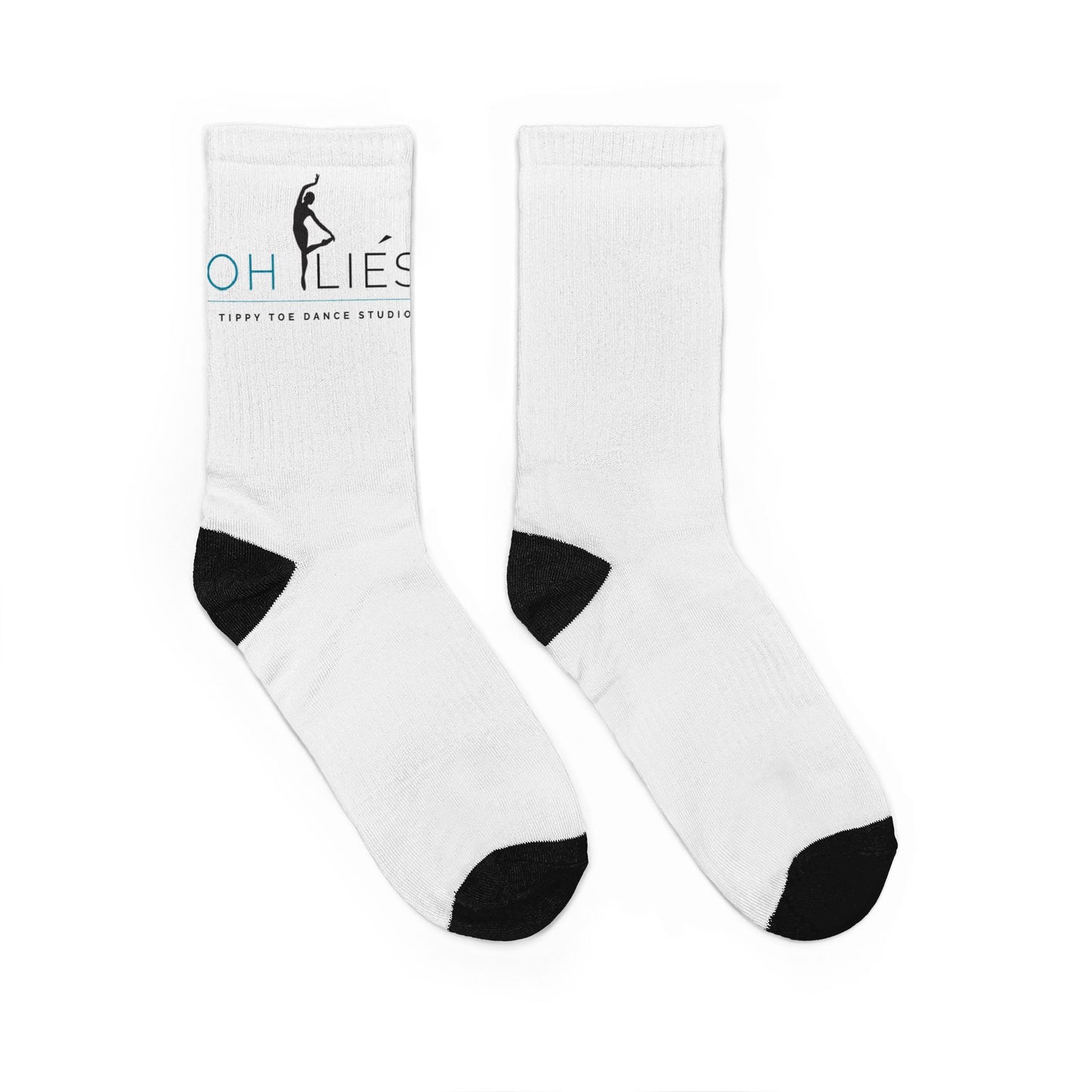 Oh Pliés Crew Socks — Dance-Inspired Padded Athletic Socks