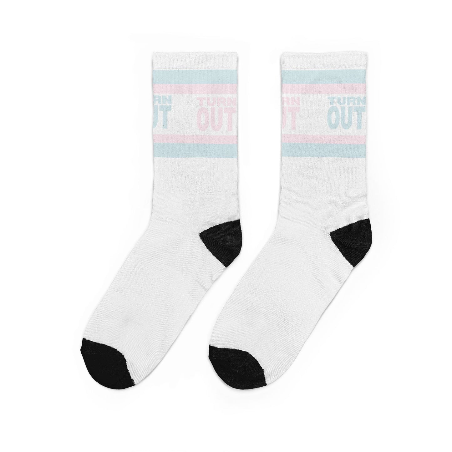 Turn Out Crew Socks — Dance-Inspired Padded Athletic Socks