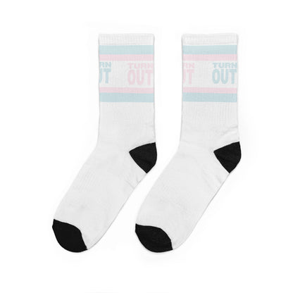 Turn Out Crew Socks — Dance-Inspired Padded Athletic Socks