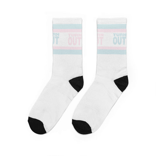 Turn Out Crew Socks — Dance-Inspired Padded Athletic Socks