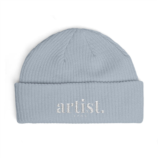 Artist Cuff Beanie | White Text
