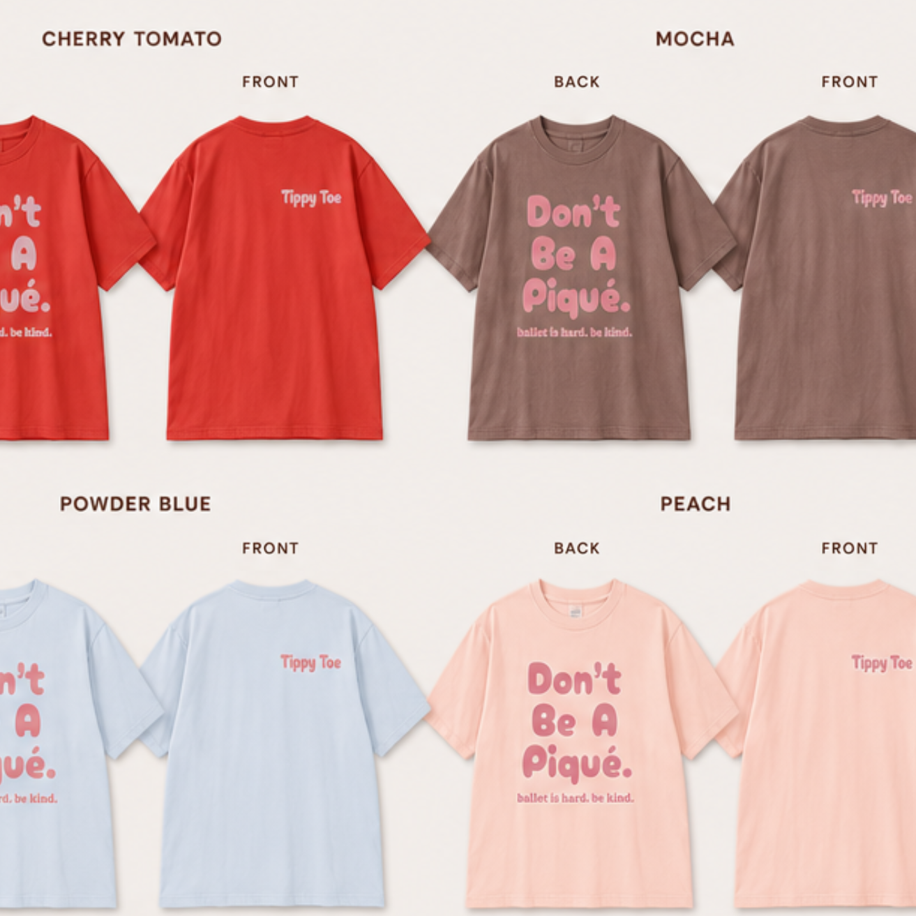 Don't Be A Piqué - Oversized Tee