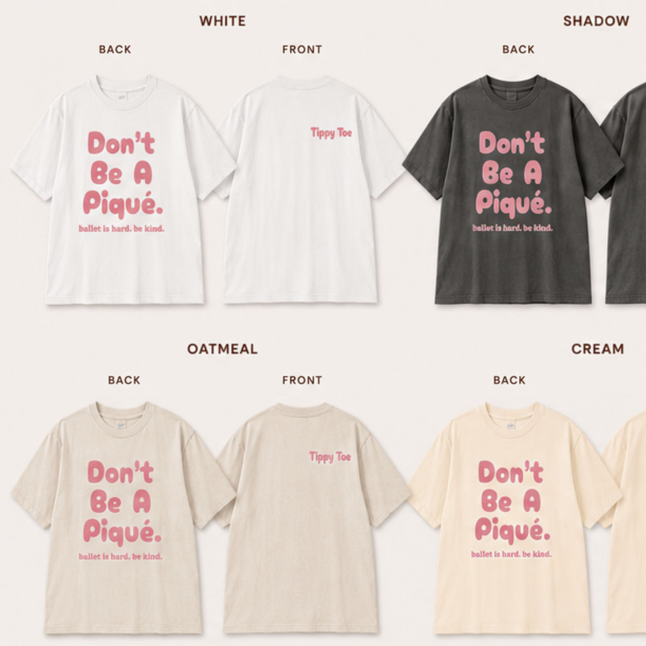 Don't Be A Piqué - Oversized Tee