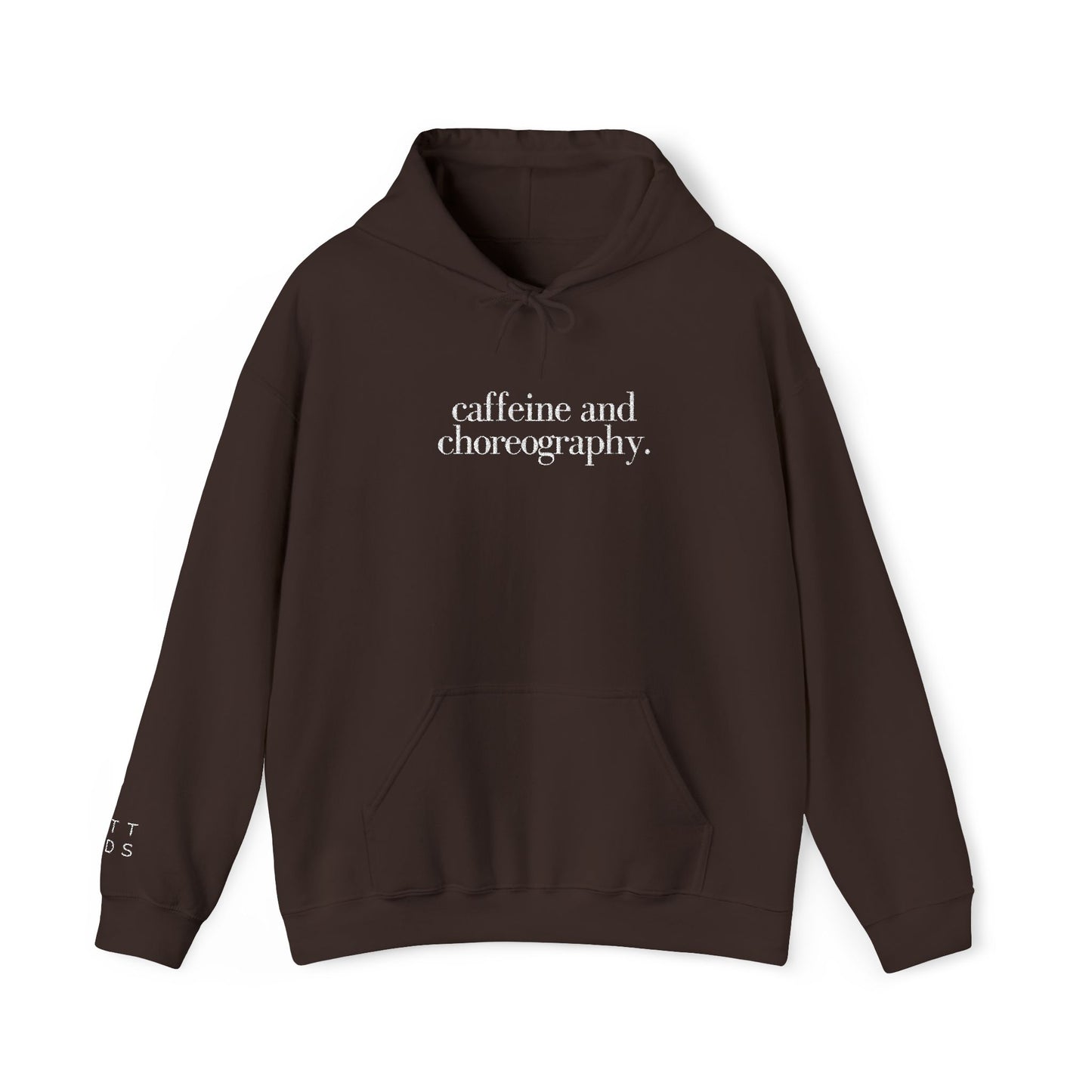 Caffeine & Choreography Embroidered Hoodie