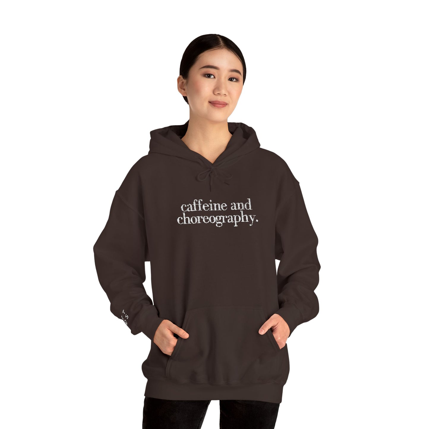 Caffeine & Choreography Embroidered Hoodie