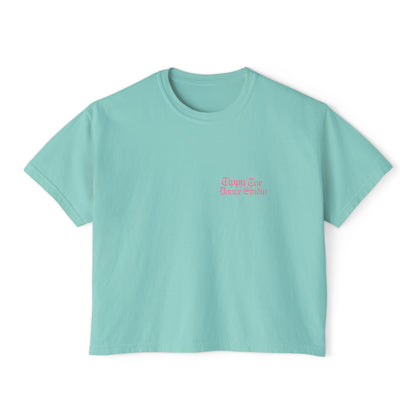 Studio Raised Boxy Tee — Women's Graphic Crop T-Shirt